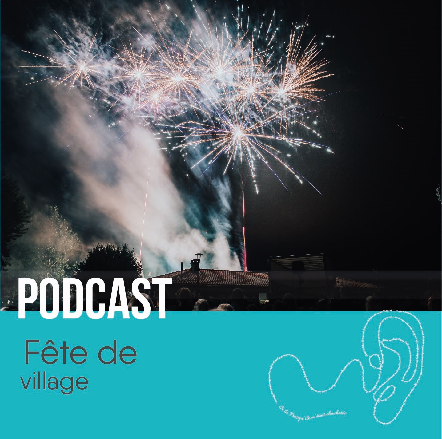 des feux d'artifices à Lège-Cap Ferret.