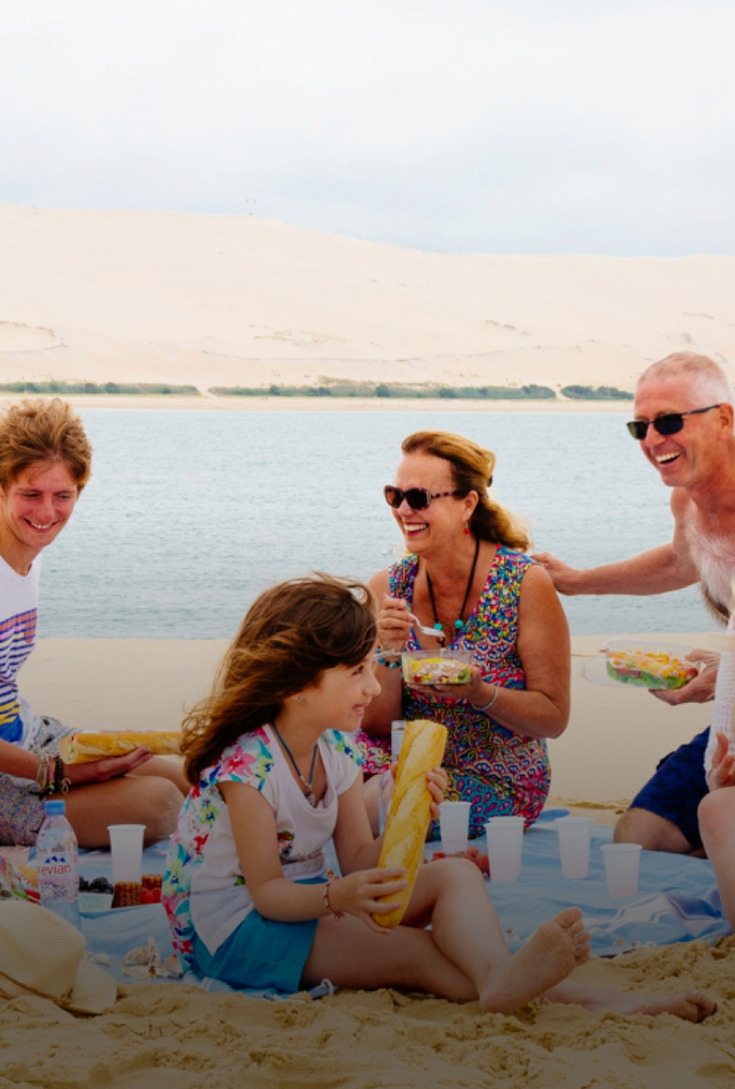 Se poser au banc d'Arguin
