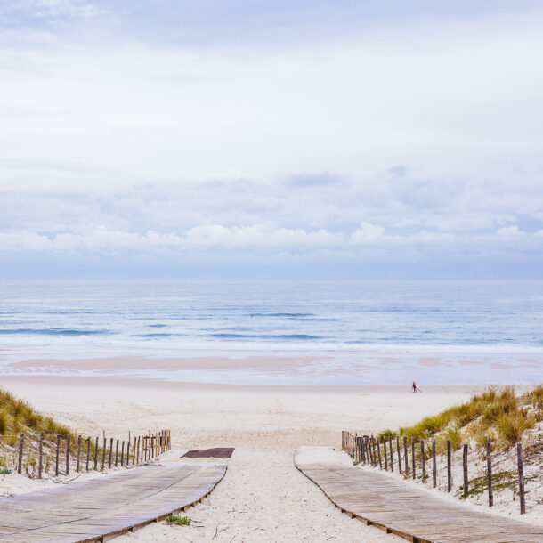 Vue sur l'entrée de l'Océan du Grand Crohot à Lège.