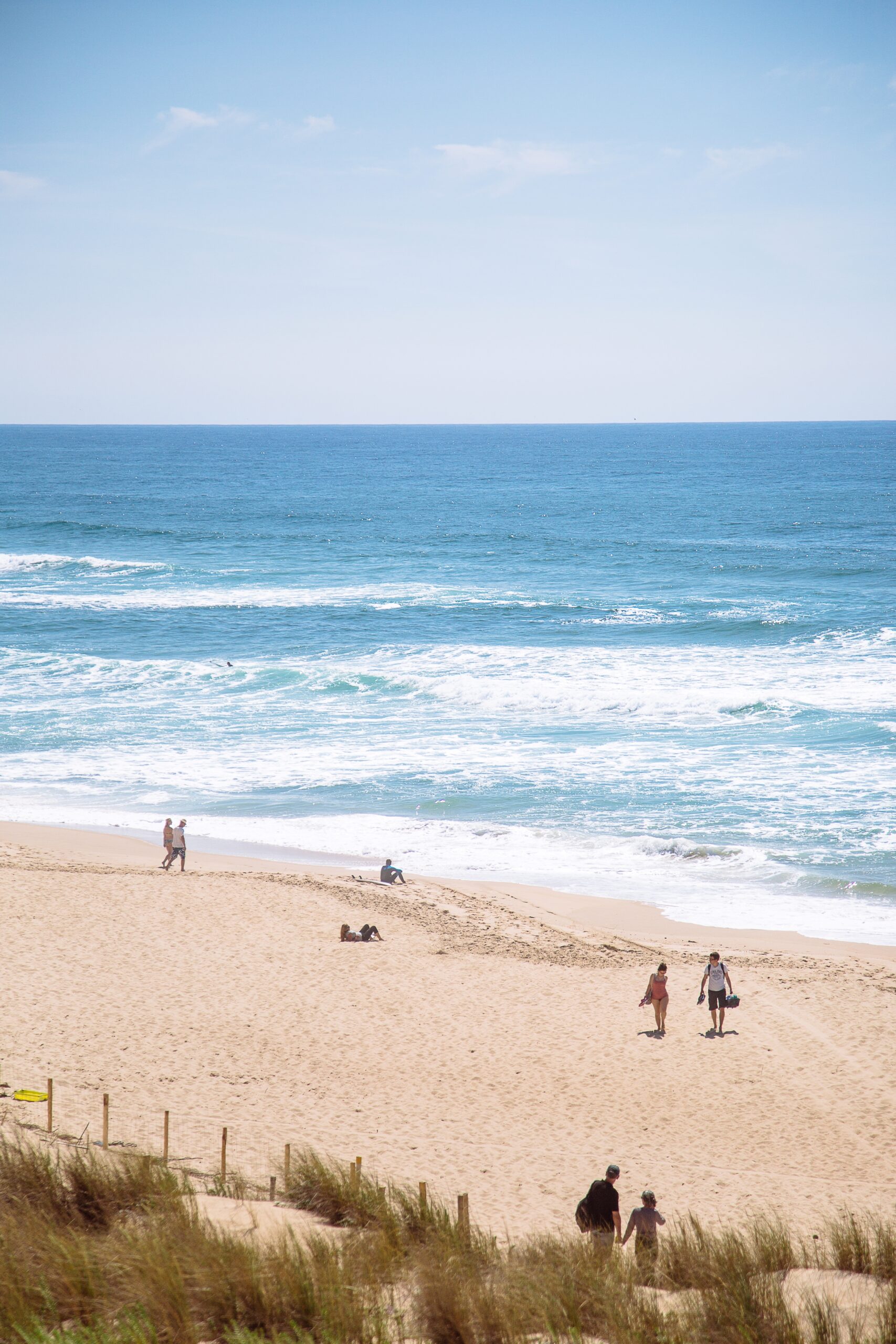 Vue de la plage Océanique du Truc vert.