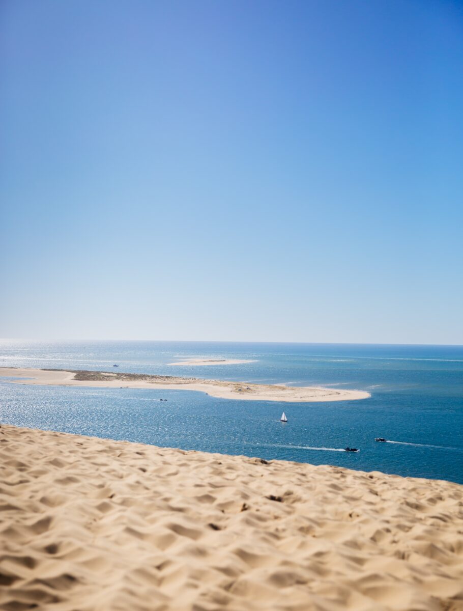 Vue du haut de la Dune du Pilat.