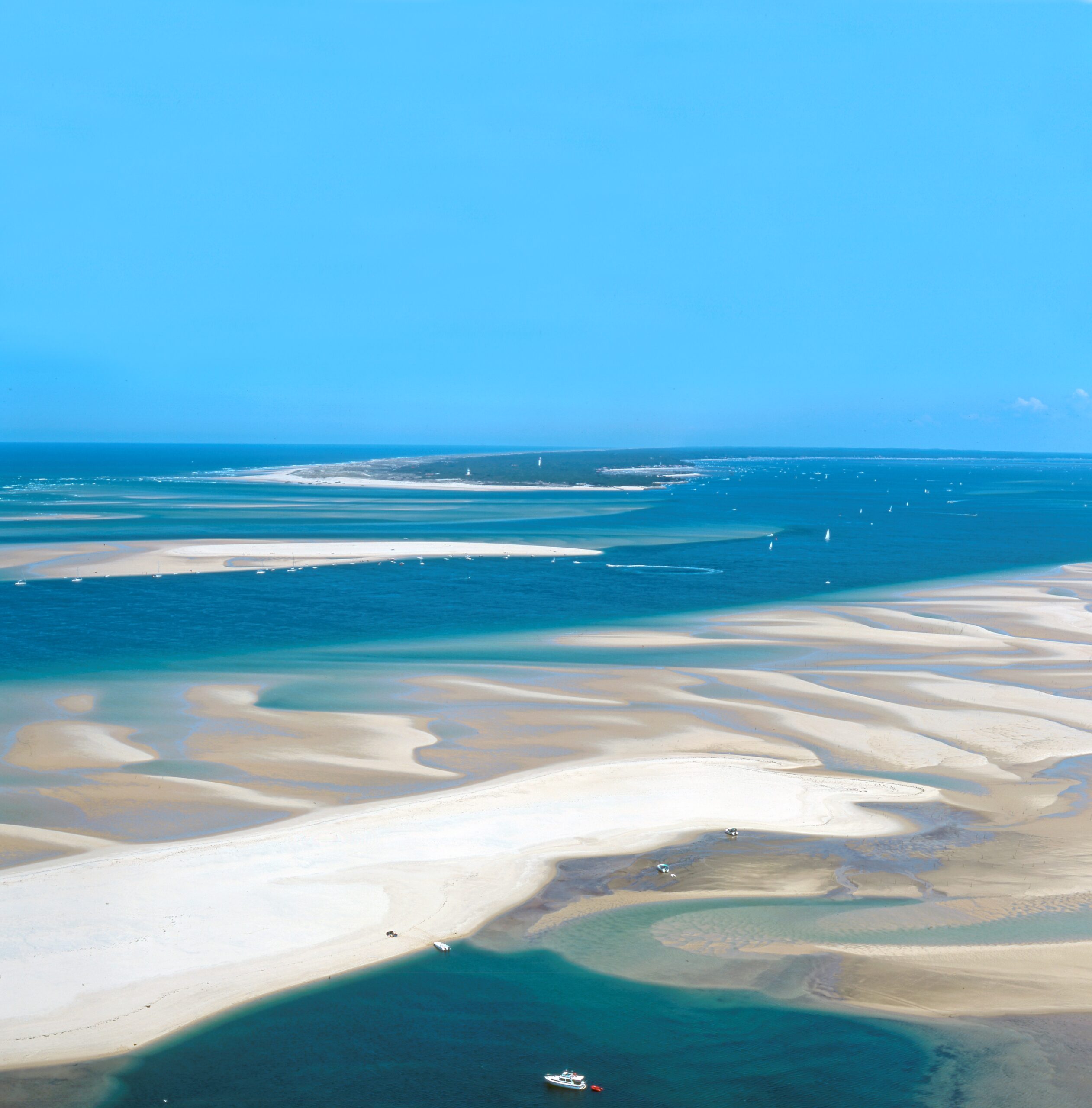 Vue aérienne du banc d'arguin.