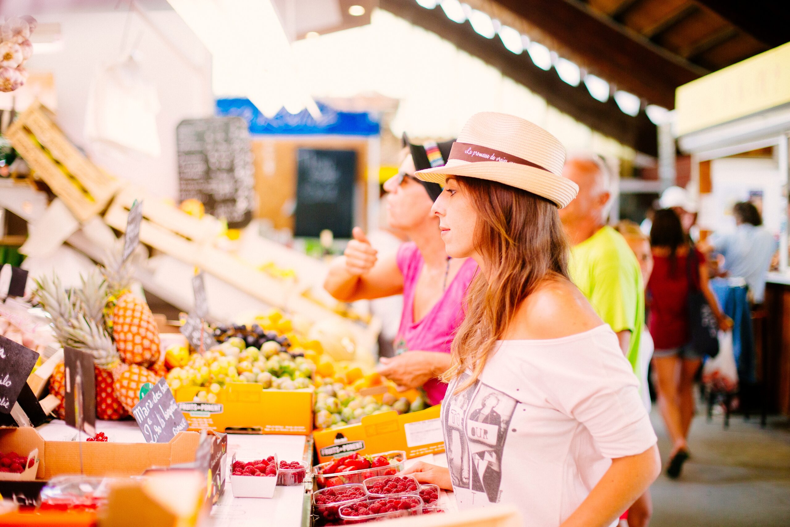 Marché de Piraillan.