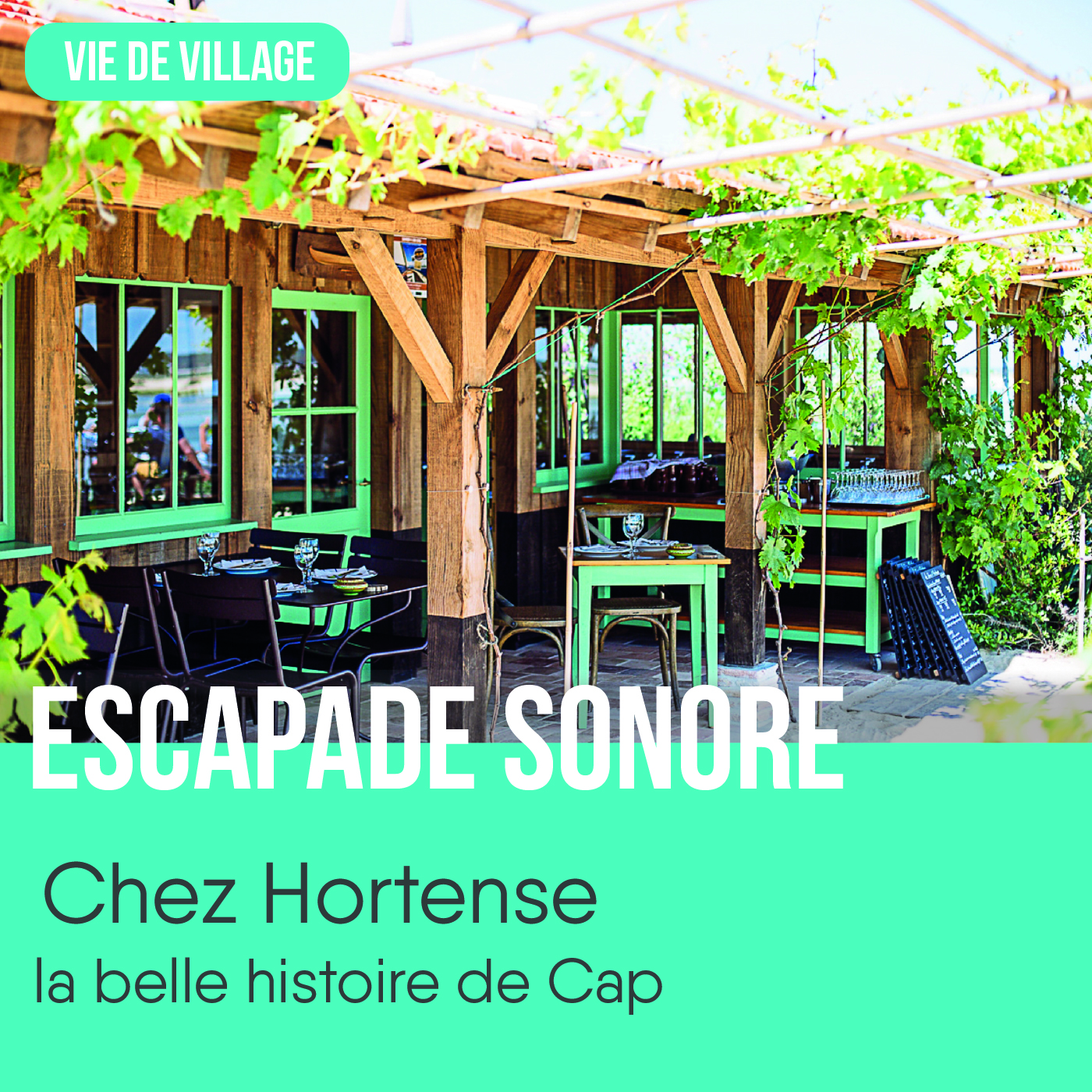 Devanture du restaurant chez Hortense.