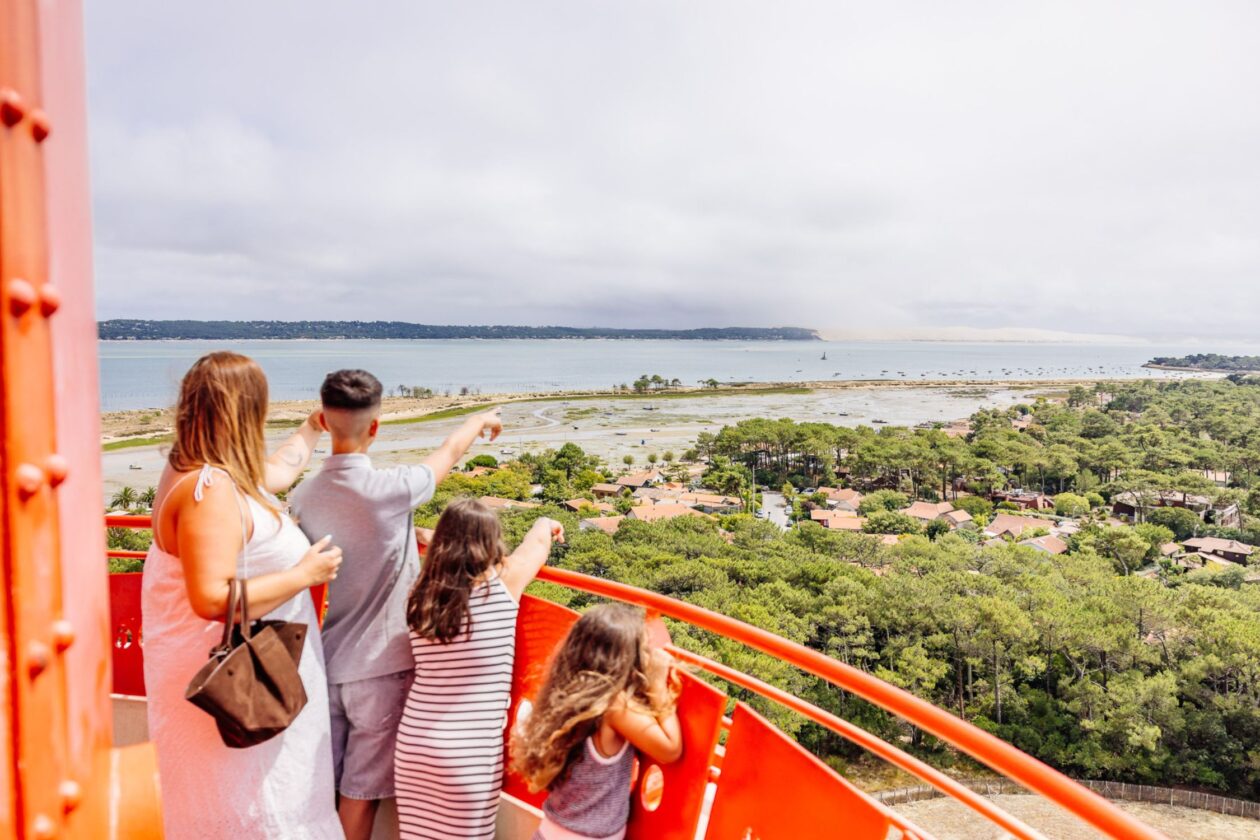 La vue sur le Cap Ferret depuis le sommet du phare est époustouflante !
